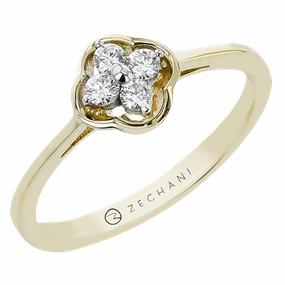ZR2446 Right Hand Ring in 14k Gold with Diamonds Artisan Accessory