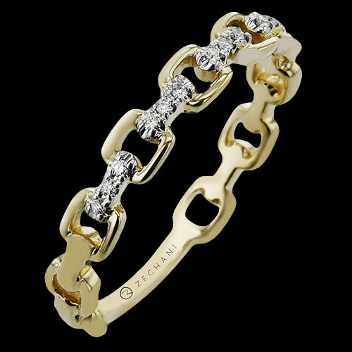 Designer Work ZR2454-Y Right Hand Ring in 14k Gold with Diamonds