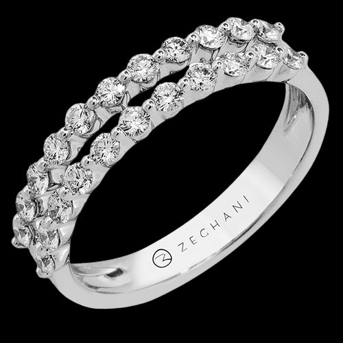 ZR2506 Right Hand Ring in 14k Gold with Diamonds Beautiful Object Sturdy Art