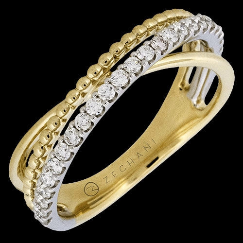 ZR2508 Right Hand Ring in 14k Gold with Diamonds Meaningful Piece