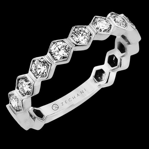 Modern Motion Cherished Moment ZR2586 Right Hand Ring in 14k Gold with Diamonds