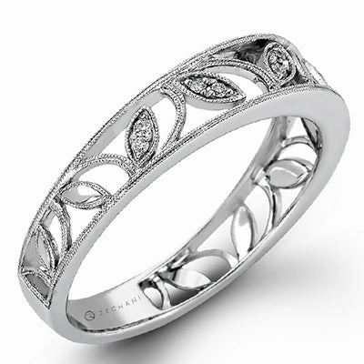 ZR911-B Right Hand Ring in 14k Gold with Diamonds Personal Gift Modern Gift